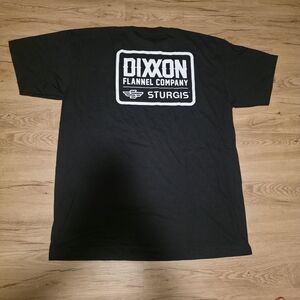 Dixxon Flannel Co. Sturgis Badge Black & White T-Shirt, Size 2XL, Biker Tee